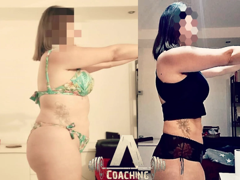 Composición antes y después de una transformación física